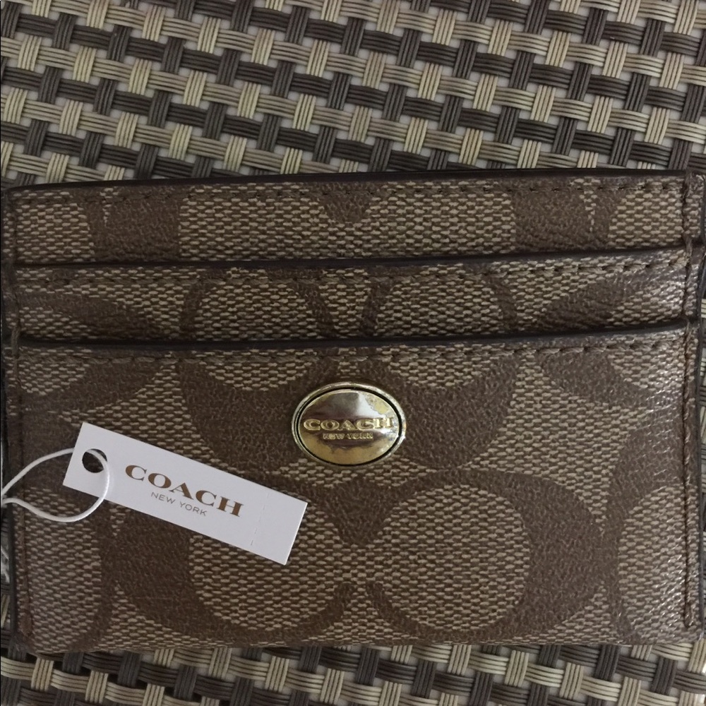 Coach card holder /case